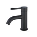 Kingston Brass Kingston Brass LS8220DL Fauceture Concord Single Handle Monoblock Lavatory Faucet; Matte Black LS8220DL